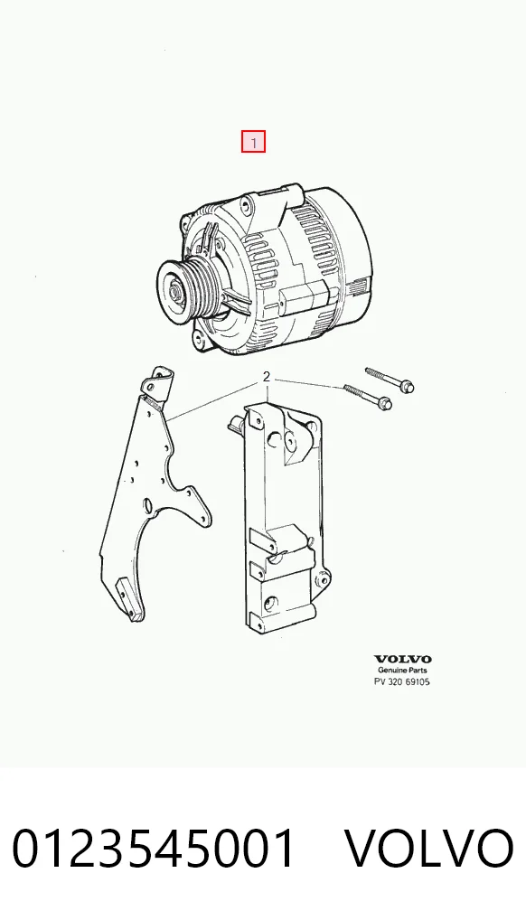 0123545001 Volvo Alternator