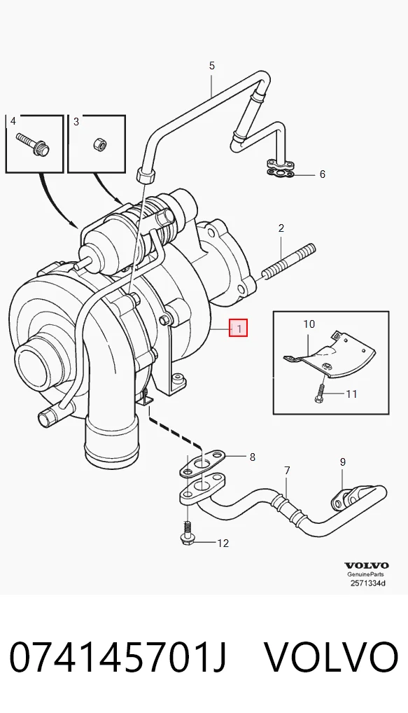 Turbina do Volvo 850  LS