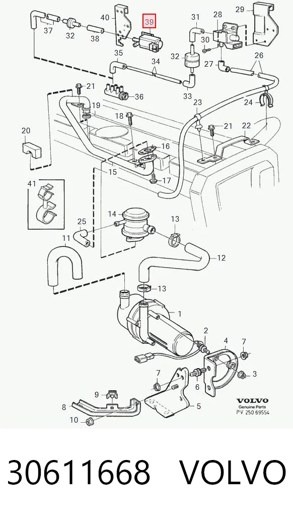 30611668 Volvo Zawór przełączający systemu doprowadzenia powietrza