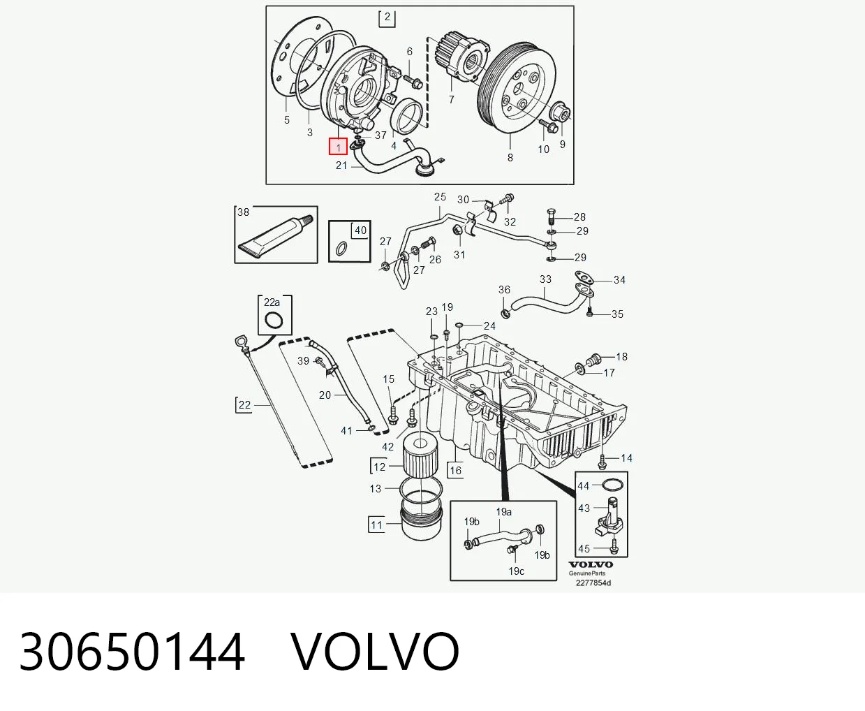 Pompa oleju do Volvo XC70 CROSS COUNTRY SZ, LZ