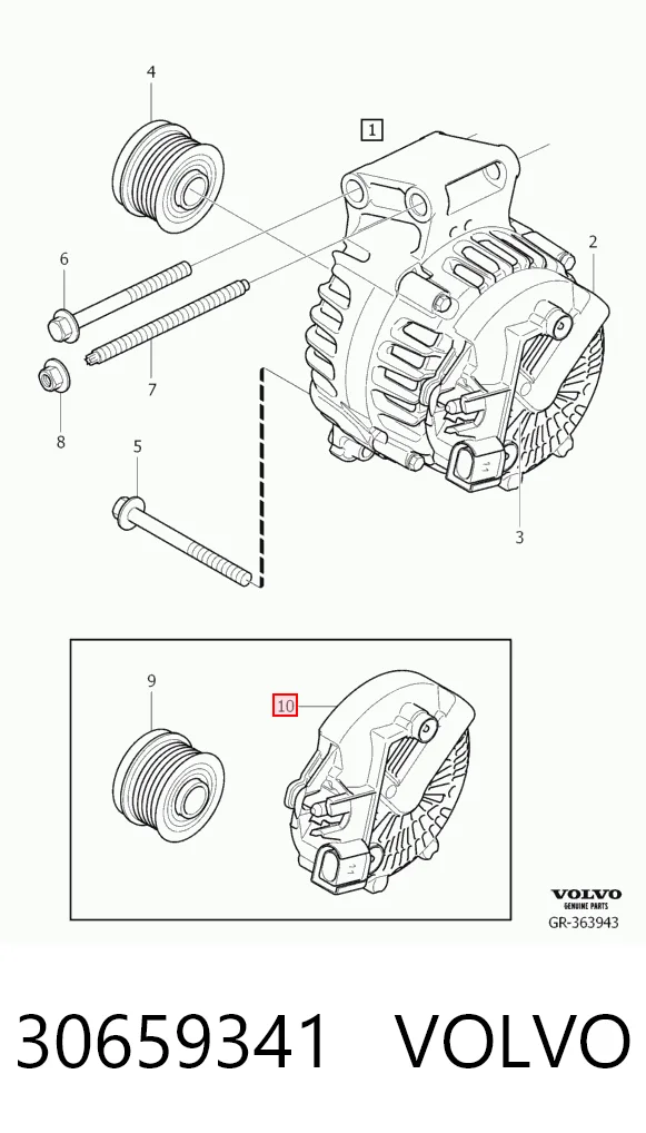 30659341 Volvo Alternator