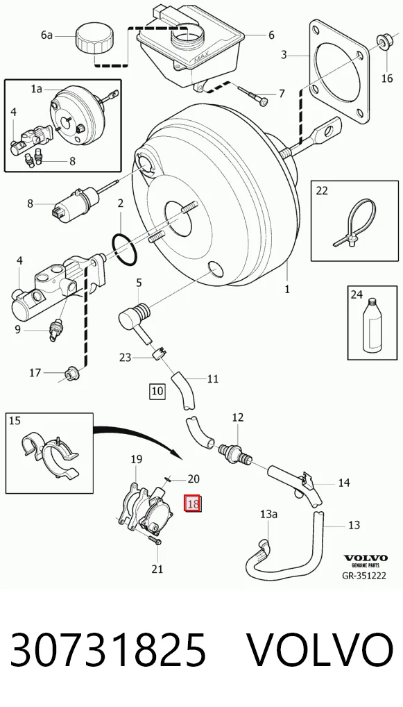 Pompa podciśnienia VAG 724807620