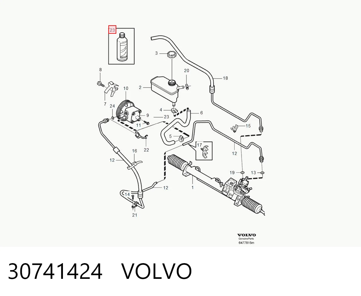 Do koszyka 0828499901HB Honda Płyn hydraulicznego układu wspomagania