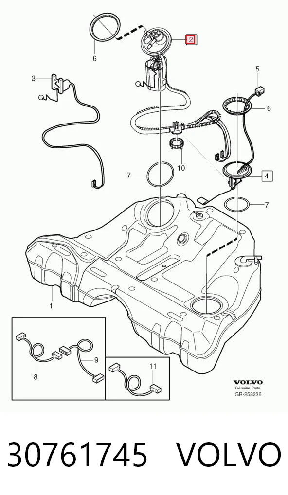30761745 Volvo Pompa paliwa elektryczna zanurzeniowa