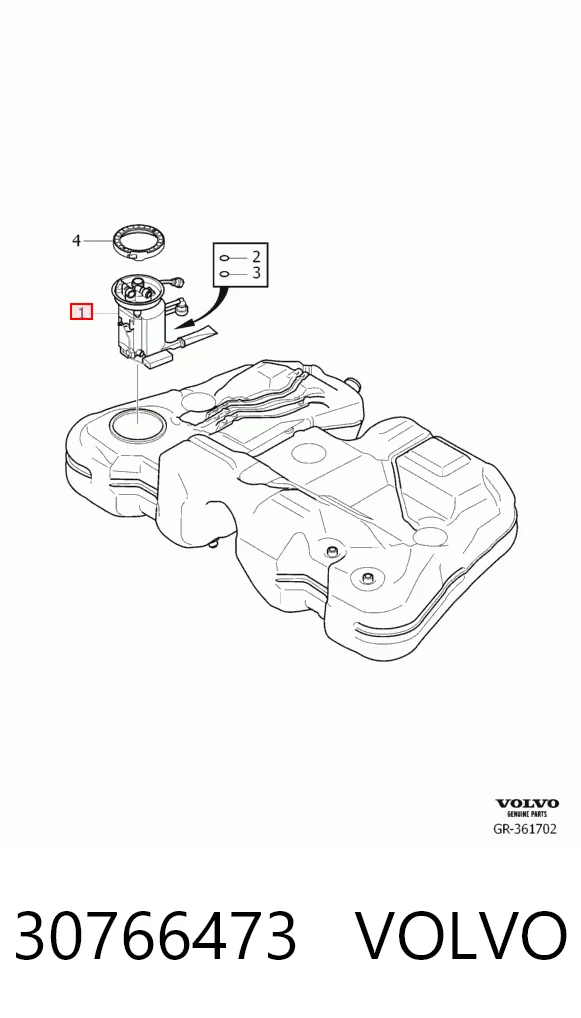 Moduł pompy paliwowej z czujnikiem poziomu paliwa do Volvo S80 II AS, AR