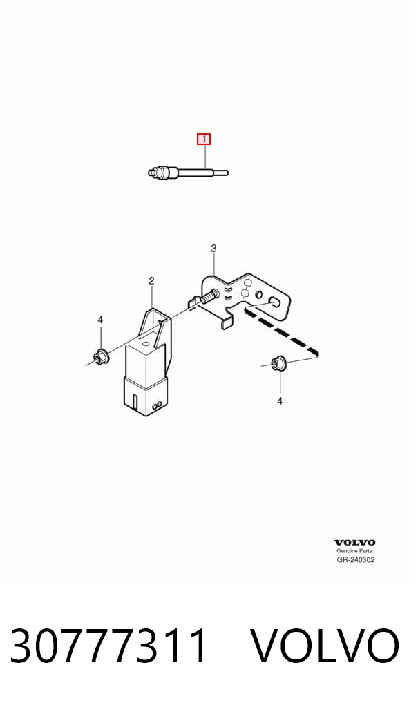 30777311 Volvo Świeca żarowa
