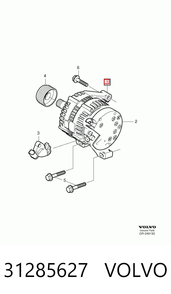 31285627 Volvo Alternator