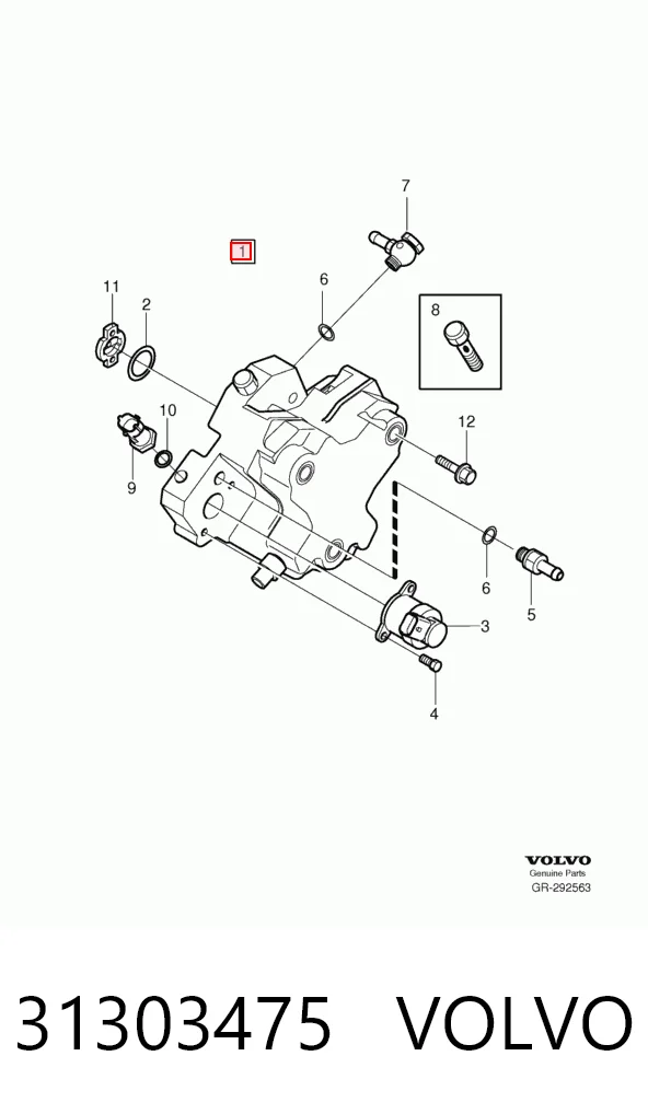 Pompa wtryskowa wysokiego ciśnienia Volvo XC90 SUV (2002 - 2015) cena, od 152,25 USD