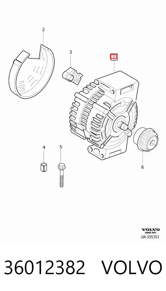 36012382 Volvo Alternator