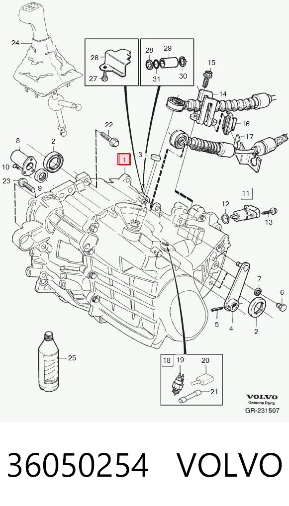 Mechaniczna skrzynia biegów w komplecie do Volvo S70  LS, LT