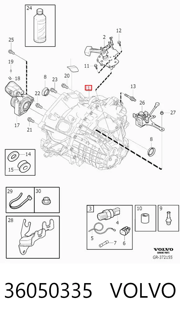 Mechaniczna skrzynia biegów w komplecie do Volvo V50  MW