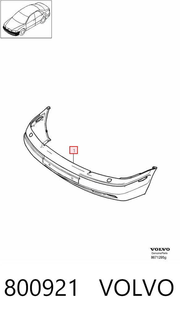 Zderzak przedni Volvo V40 kombi (VW) (1995 - 2004) cena, od 267,24 USD