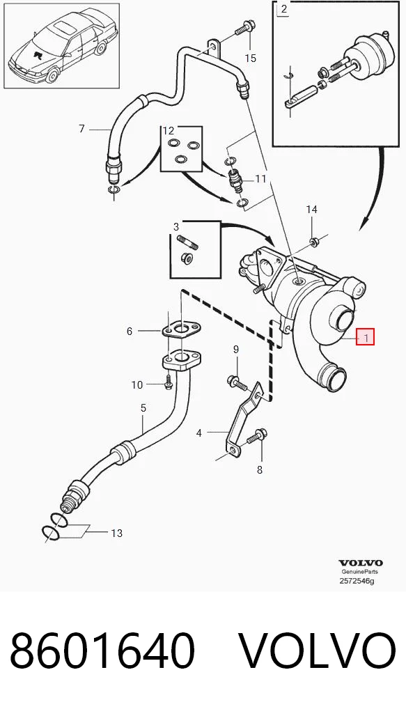 Turbina Renault Megane I sedana (LA0, LA1) (1996 - 2003) cena, od 86,83 USD