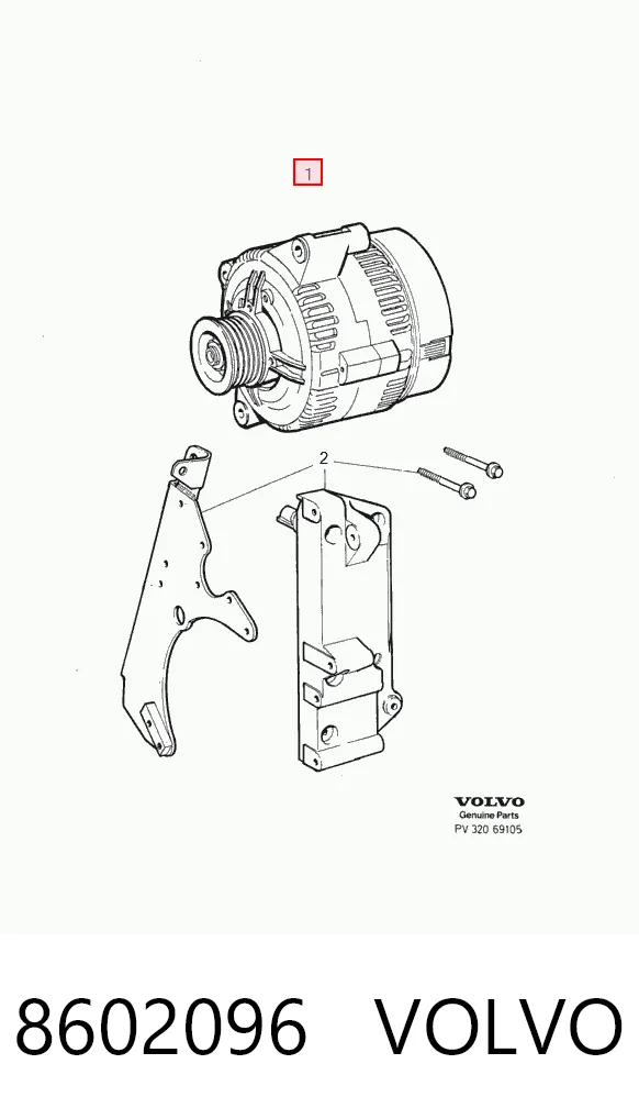 Do koszyka Alternator Volvo 850  LS