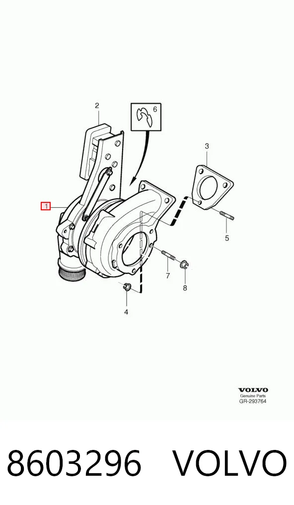 Do koszyka 8603296 BMW Turbina