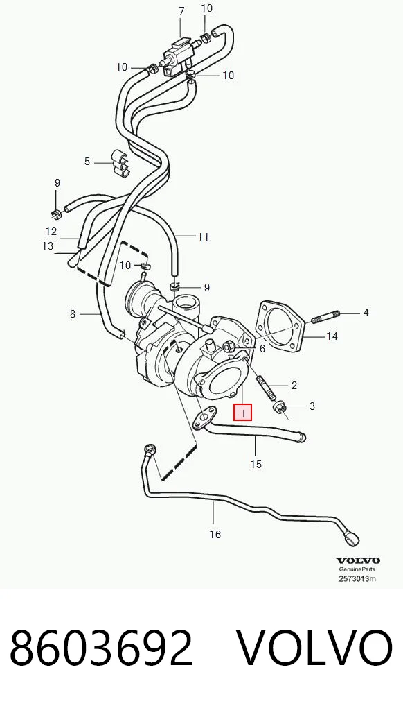 8603692 Volvo Turbina