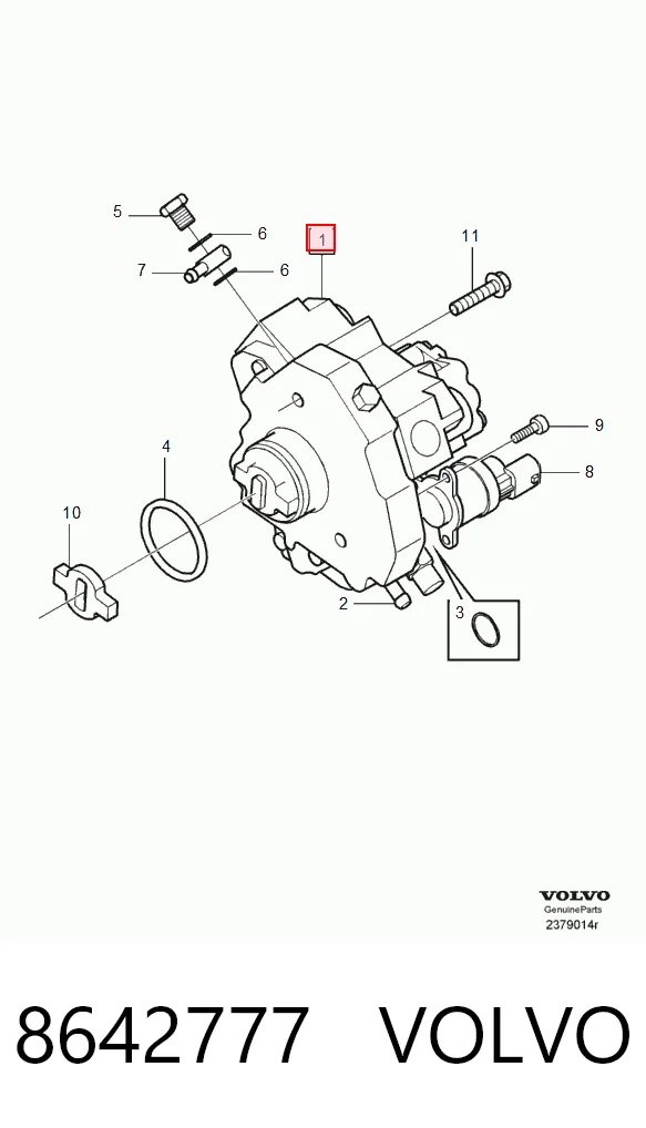 Pompa wtryskowa wysokiego ciśnienia Volvo XC90 SUV (2002 - 2015) cena, od 106,12 USD