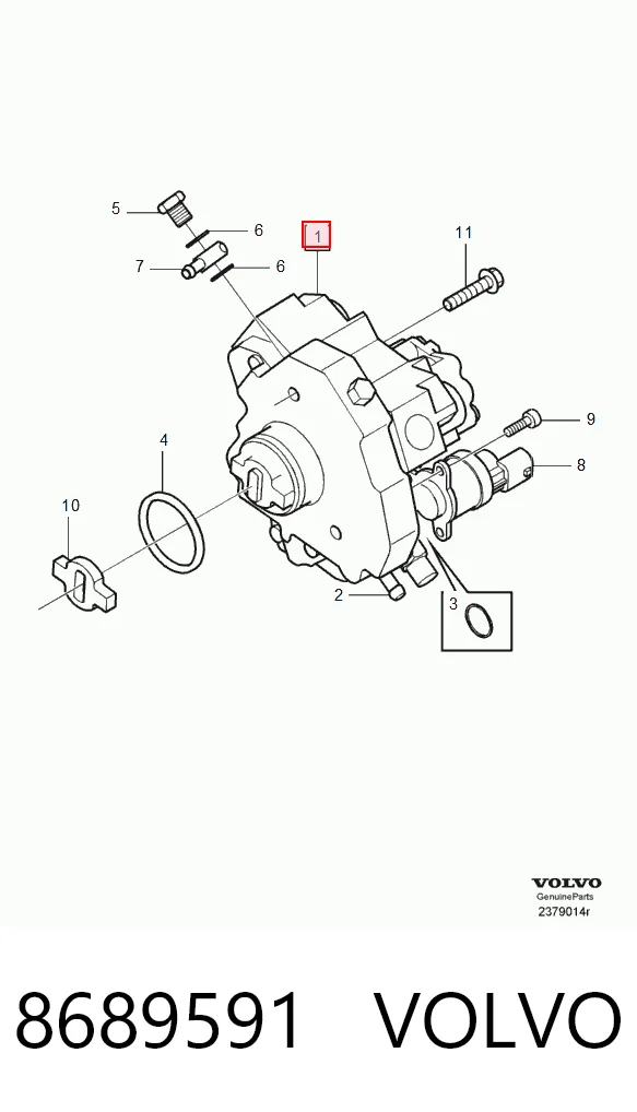 Pompa wtryskowa wysokiego ciśnienia do Volvo XC90  