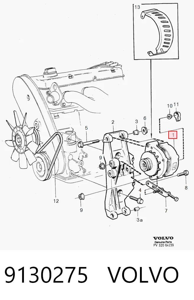 9130275 Volvo Alternator