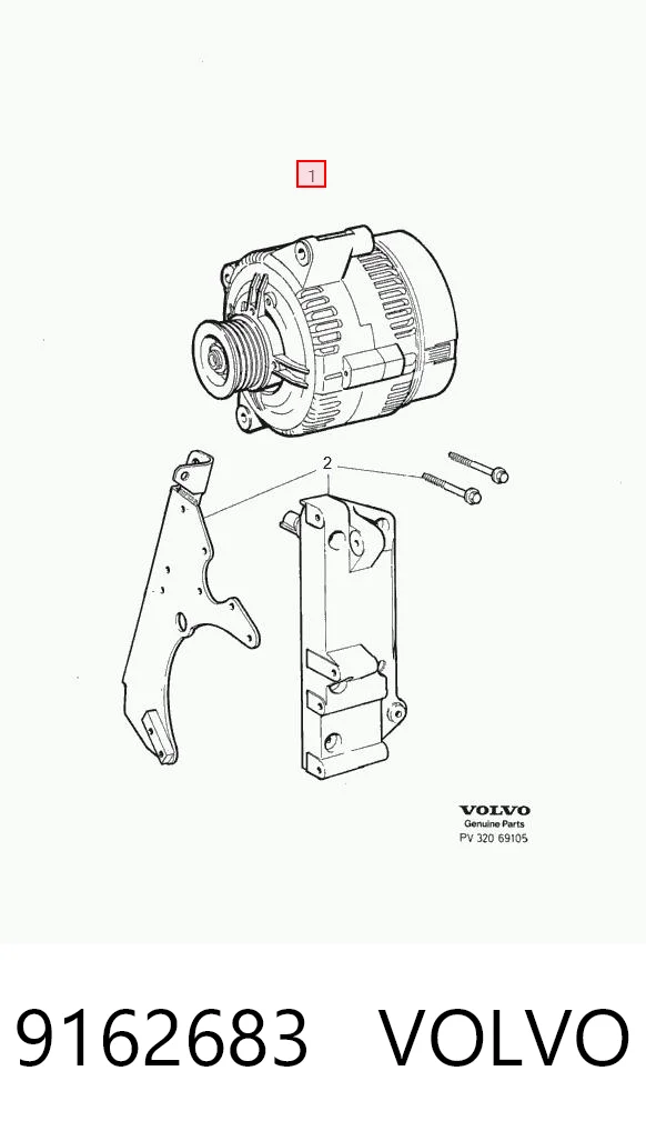 9162683 Volvo Alternator