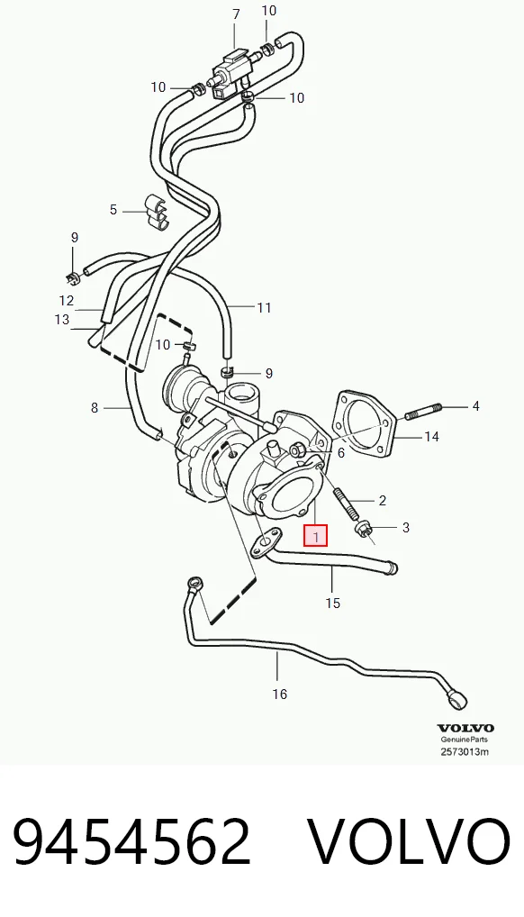 9454562 Volvo Turbina