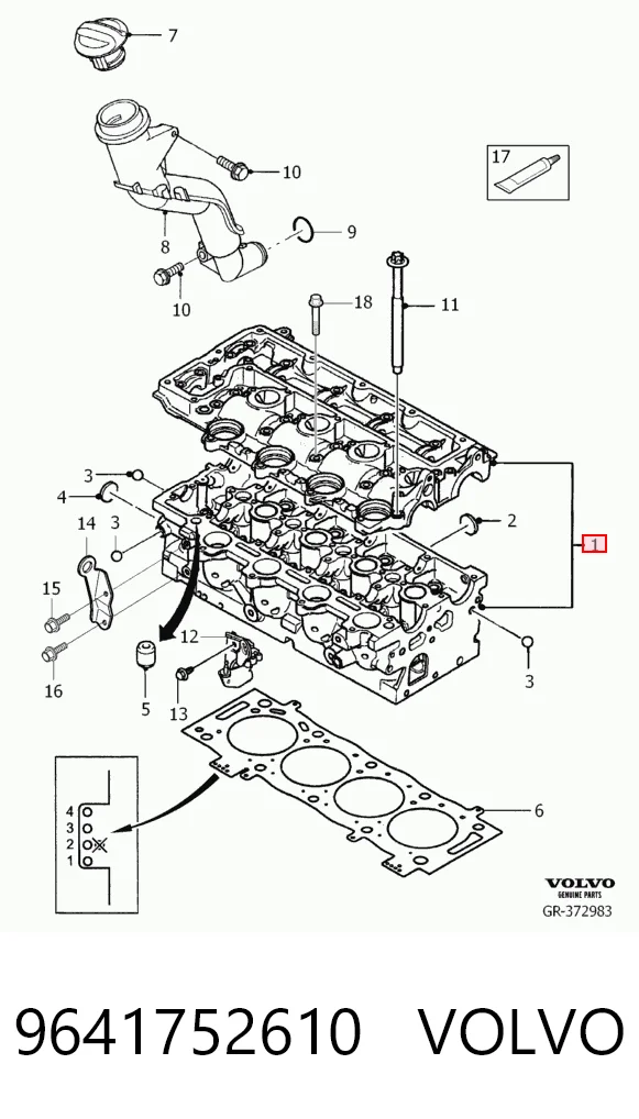 Głowica cylindrów do Peugeot 607  9D, 9U