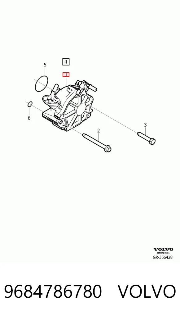 Pompa podciśnienia 9804021880 Renault (RVI)
