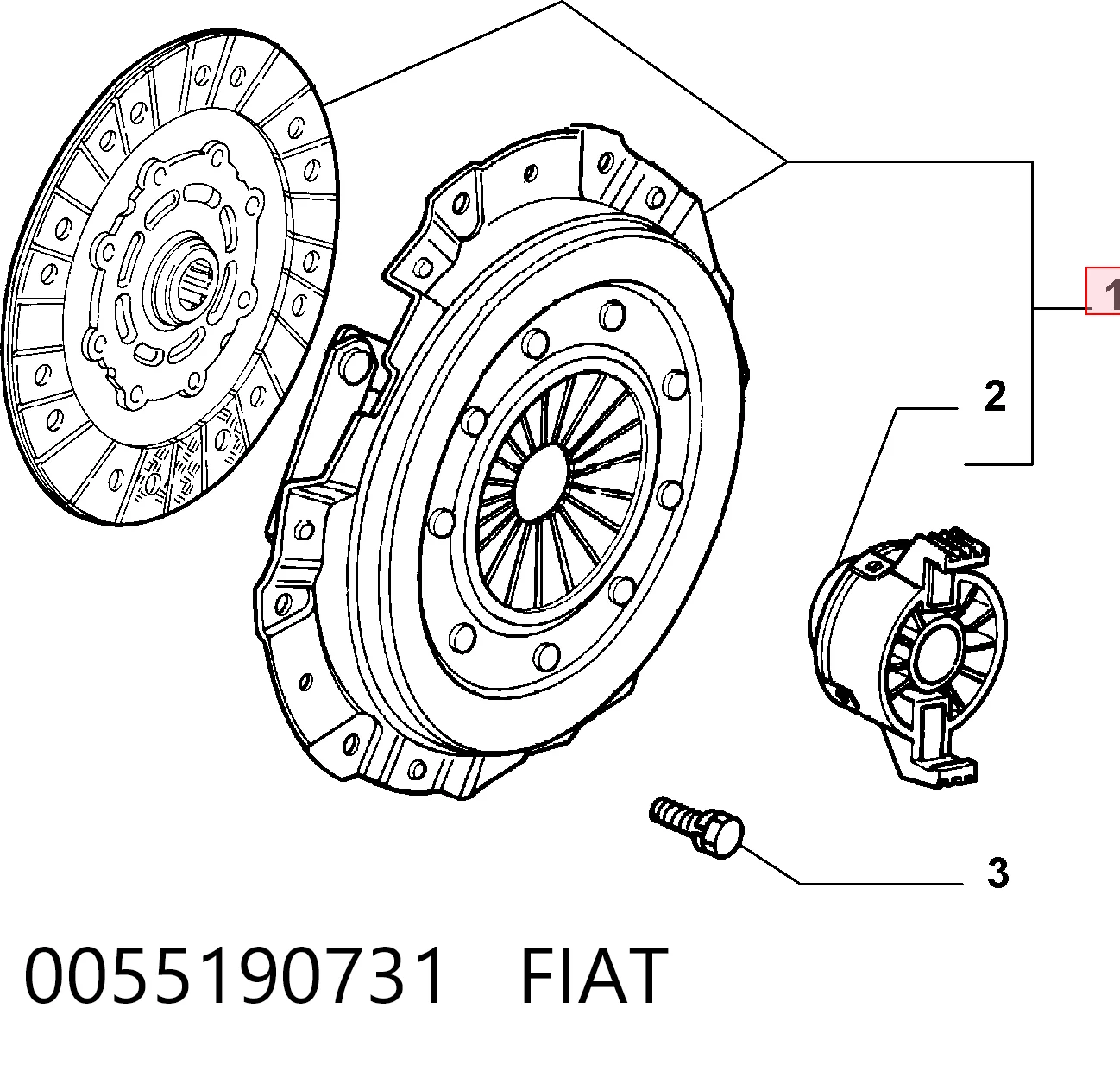 0055190731 Fiat/Alfa/Lancia