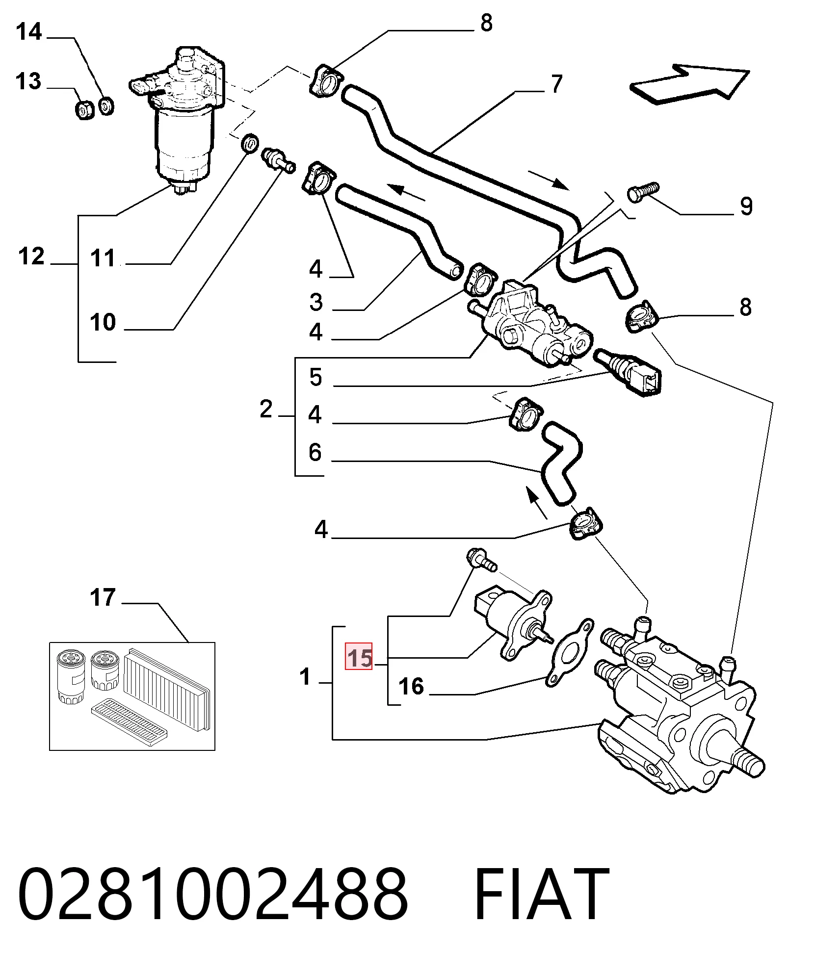 F00R0P1794 Bosch Zawór regulacji ciśnienia (zawór redukcyjny pompy wtryskowej) System Common-Rail