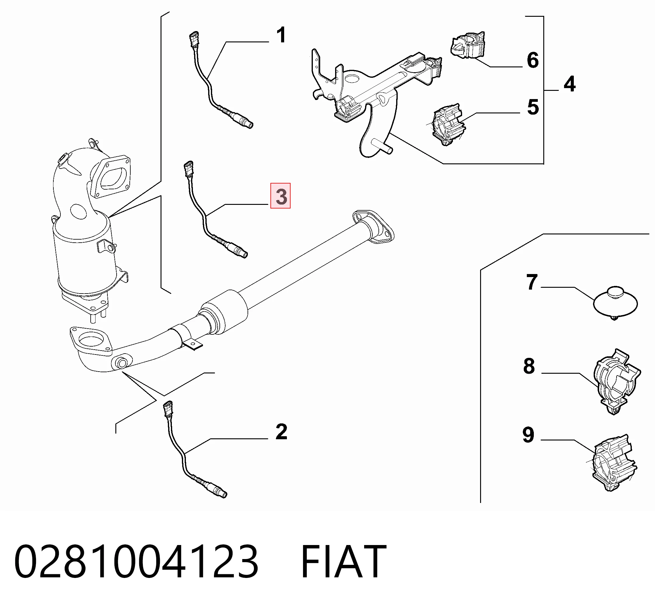 Sonda lambda, czujnik tlenu Opel Vivaro A awangarda (F7) (2001 - 2014) cena, od 115,48 USD