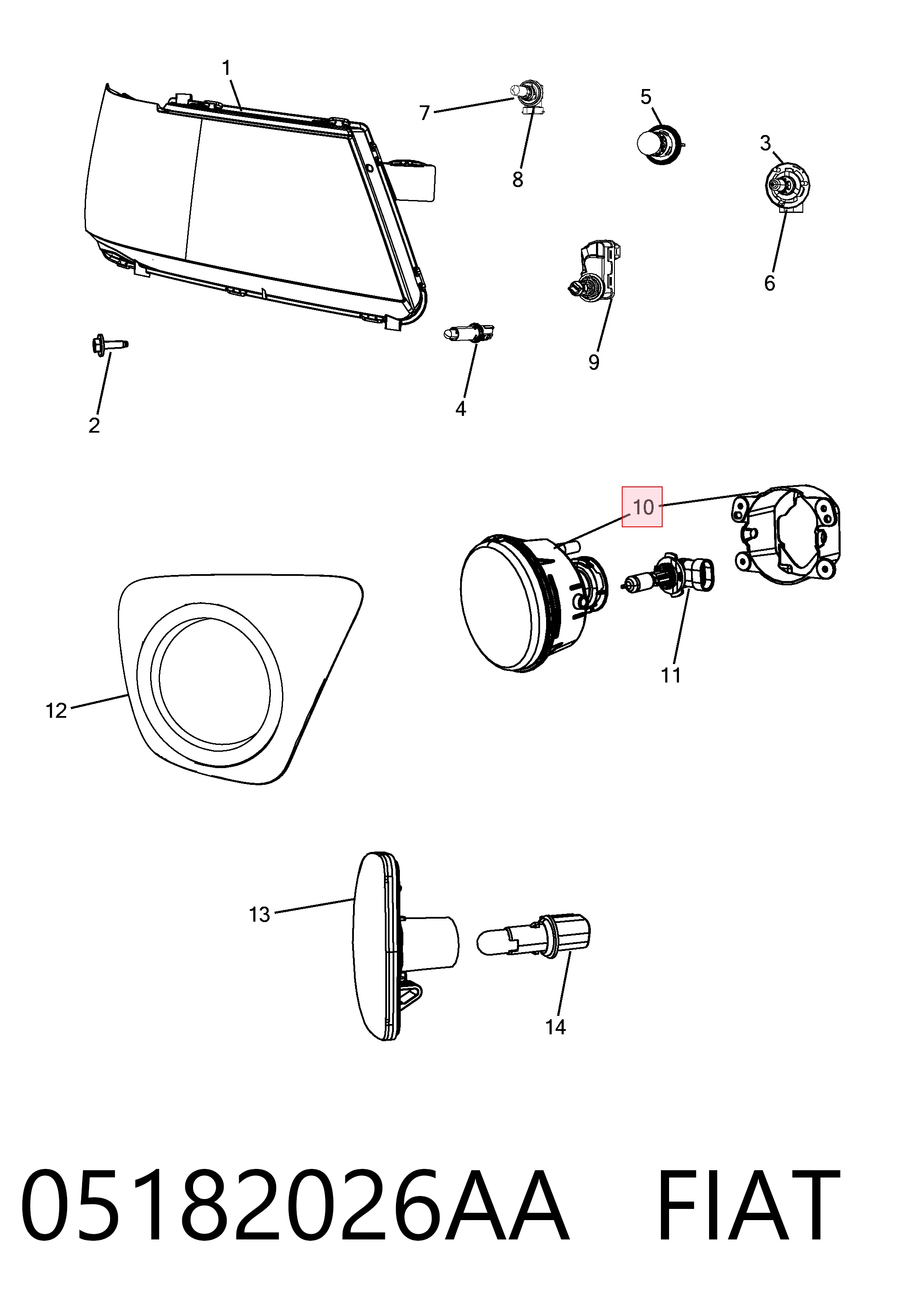 Lampa przeciwmgielna lewa/prawa TYC 195989009N cena, od 42,94 USD