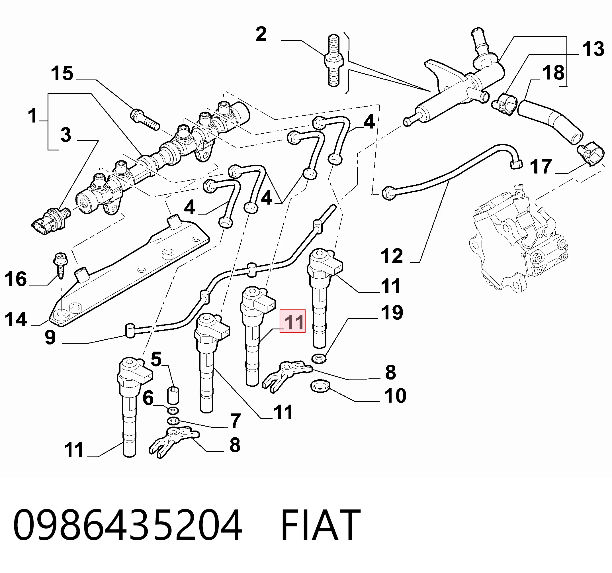 Wtryskiwacz paliwa Fiat Qubo minivan (225) (2008 - 2026) cena, od 189,34 USD