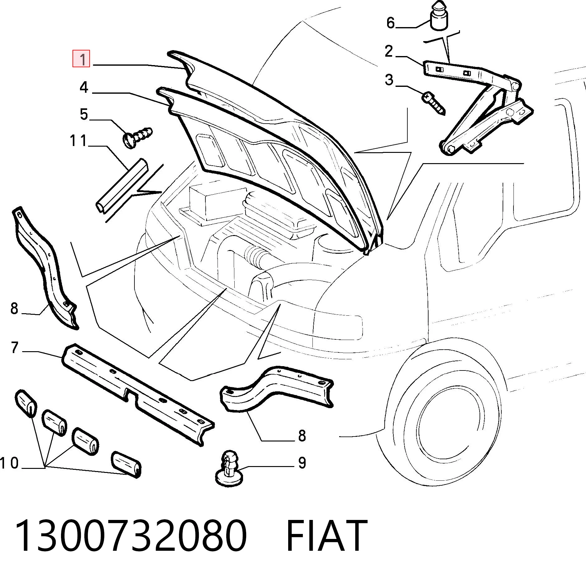 Maska silnika do Peugeot Boxer I 230L