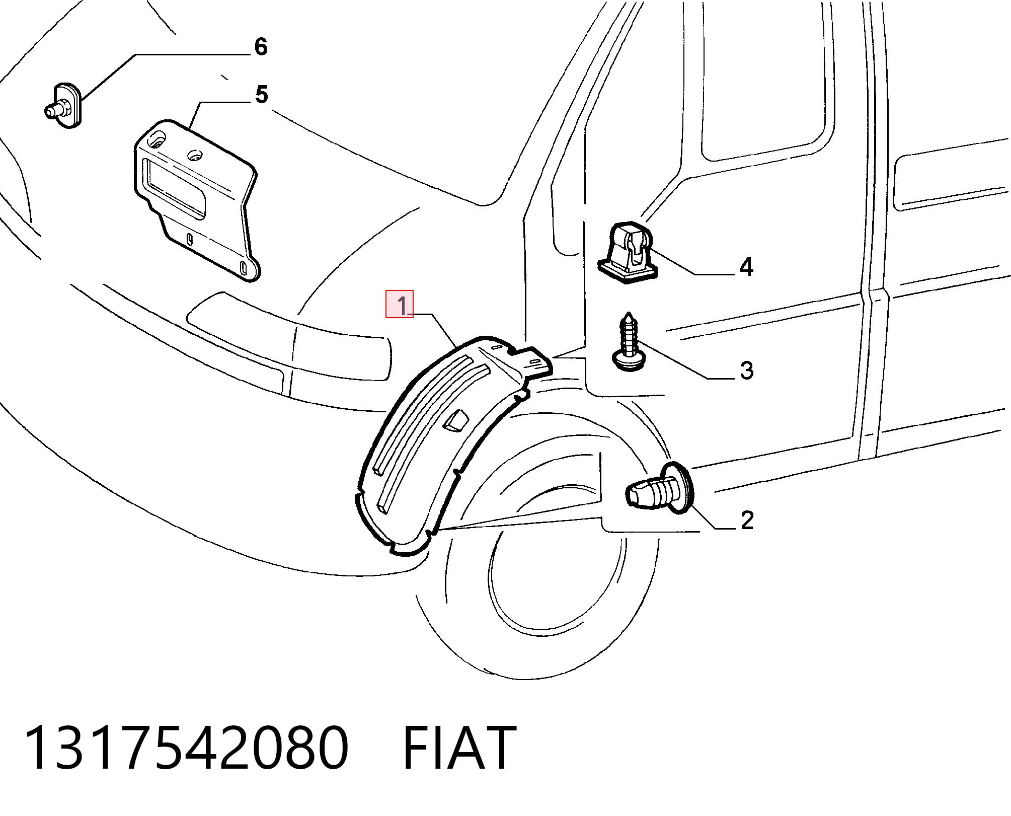 Nadkole błotnika przedniego lewe do Peugeot Boxer I 230L