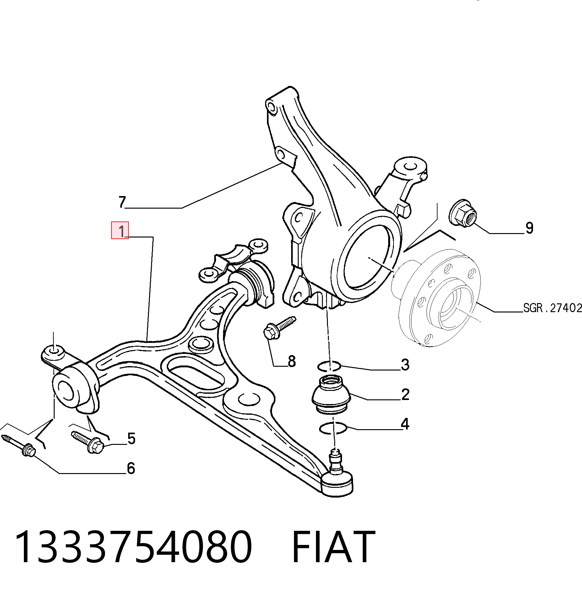 1333754080 Fiat/Alfa/Lancia