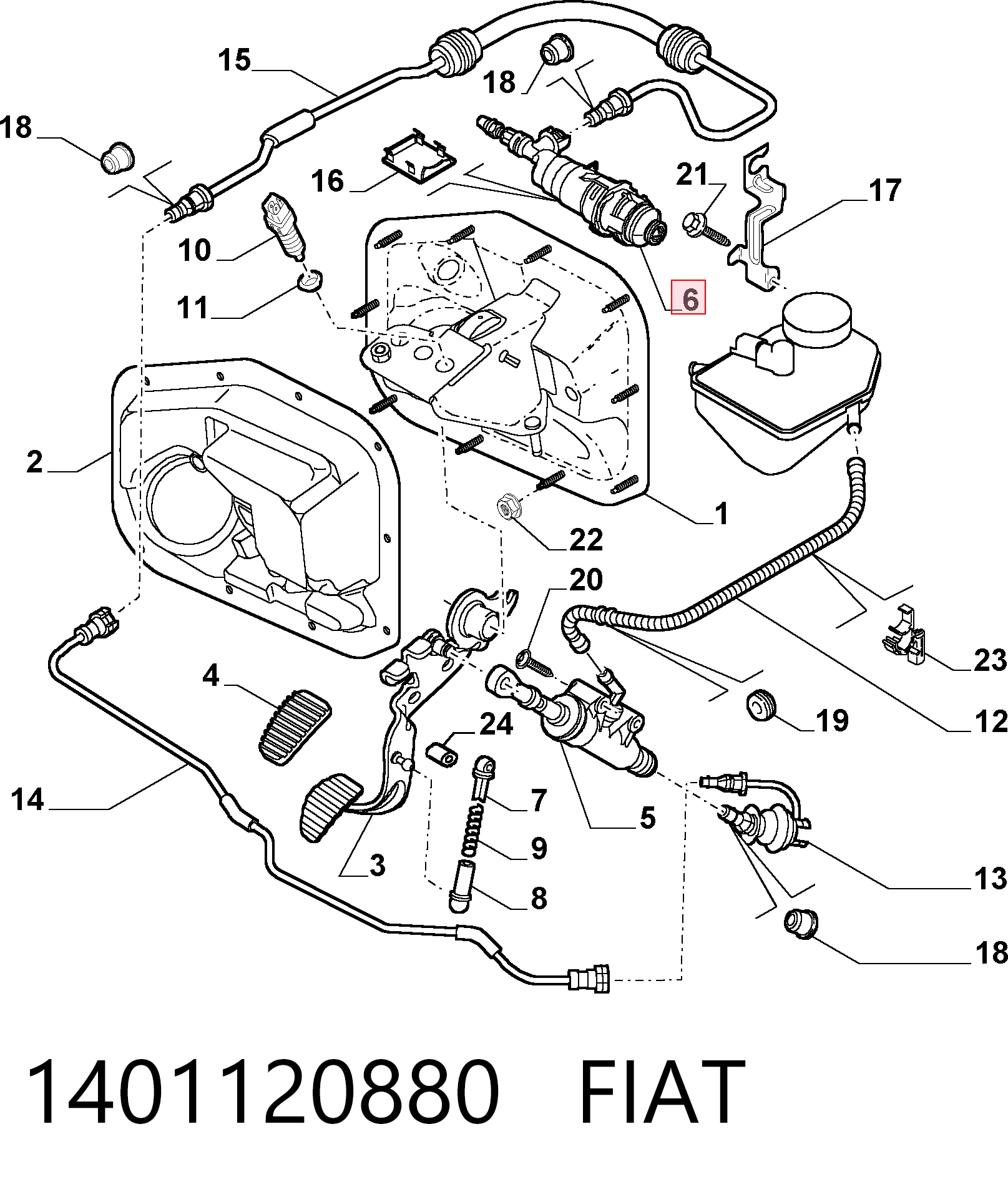 Cylinder roboczy sprzęgła Peugeot Expert awangarda (VF) (2007 - 2016) cena, od 48,80 USD