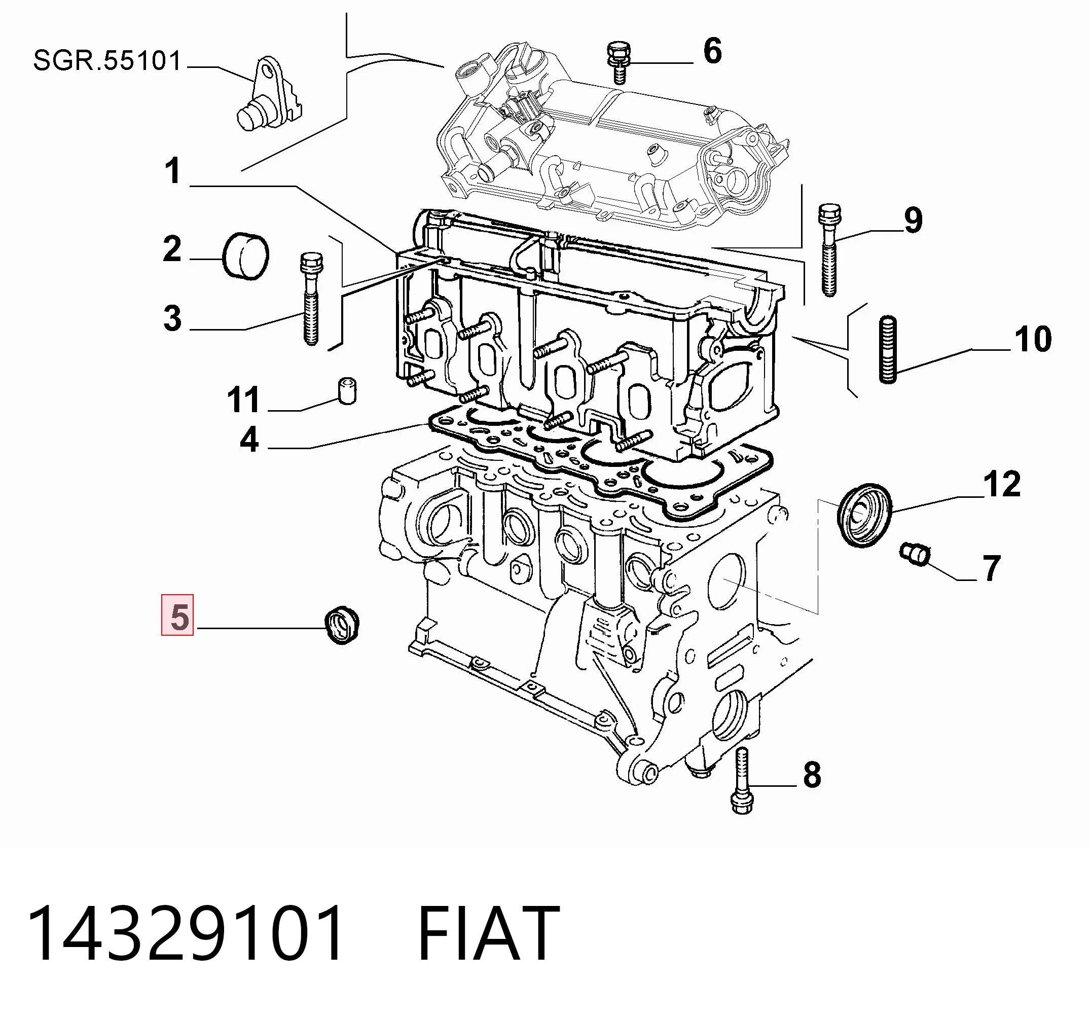 14329101 Fiat/Alfa/Lancia