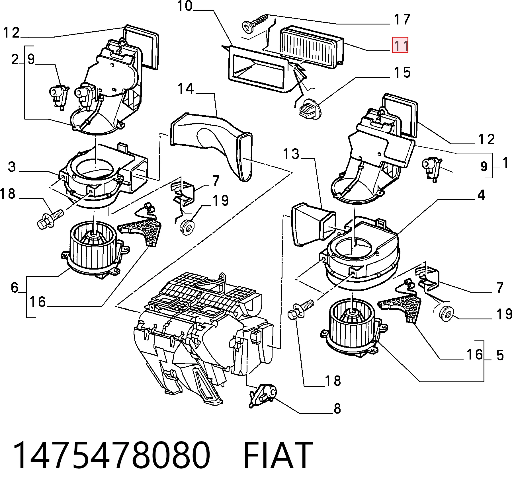  Filtr kabiny Citroen Evasion 