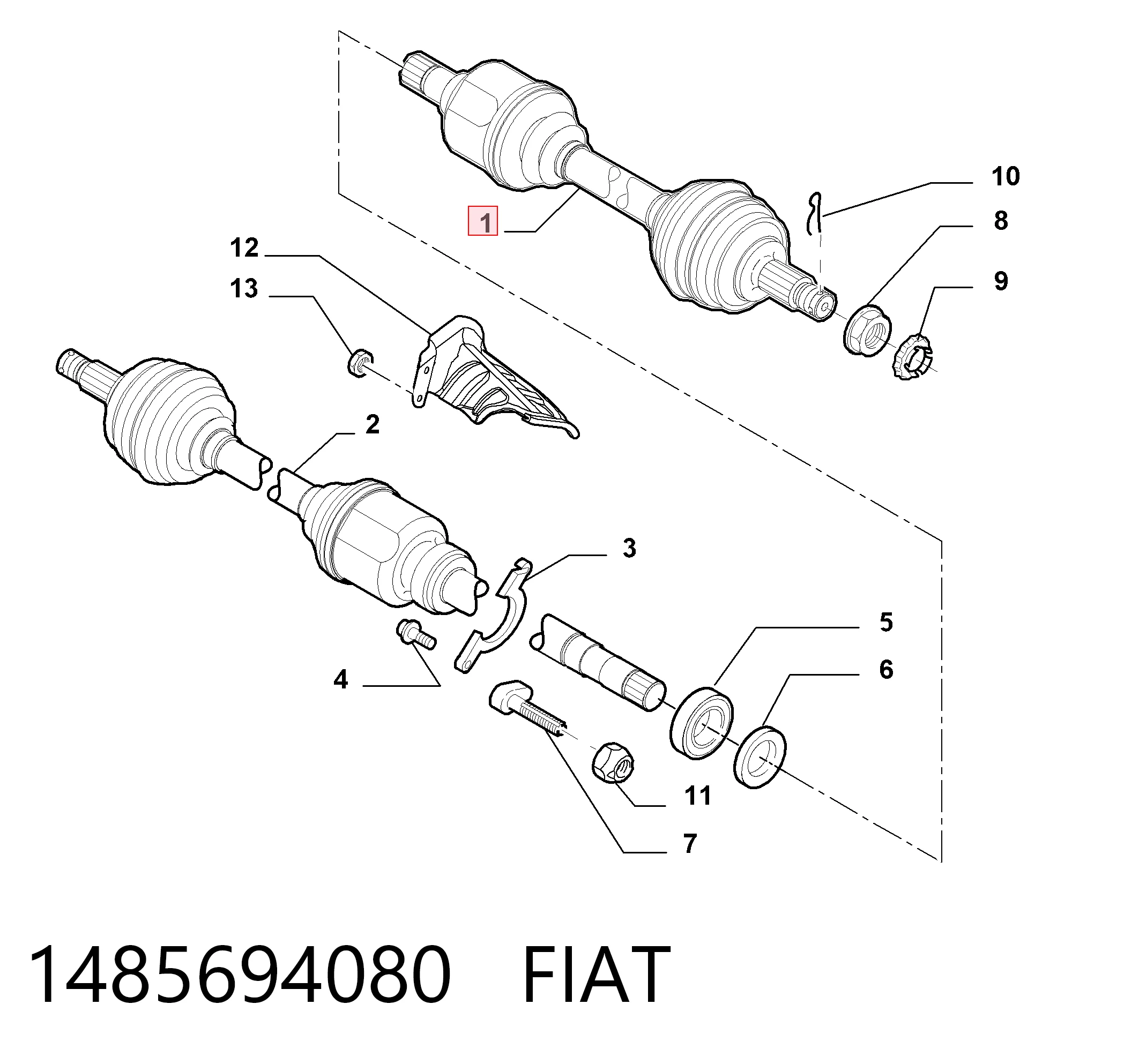 Półoś napędowa przednia lewa Citroen C8 minivan (EA, EB) (2002 - 2008) cena, od 97,83 USD