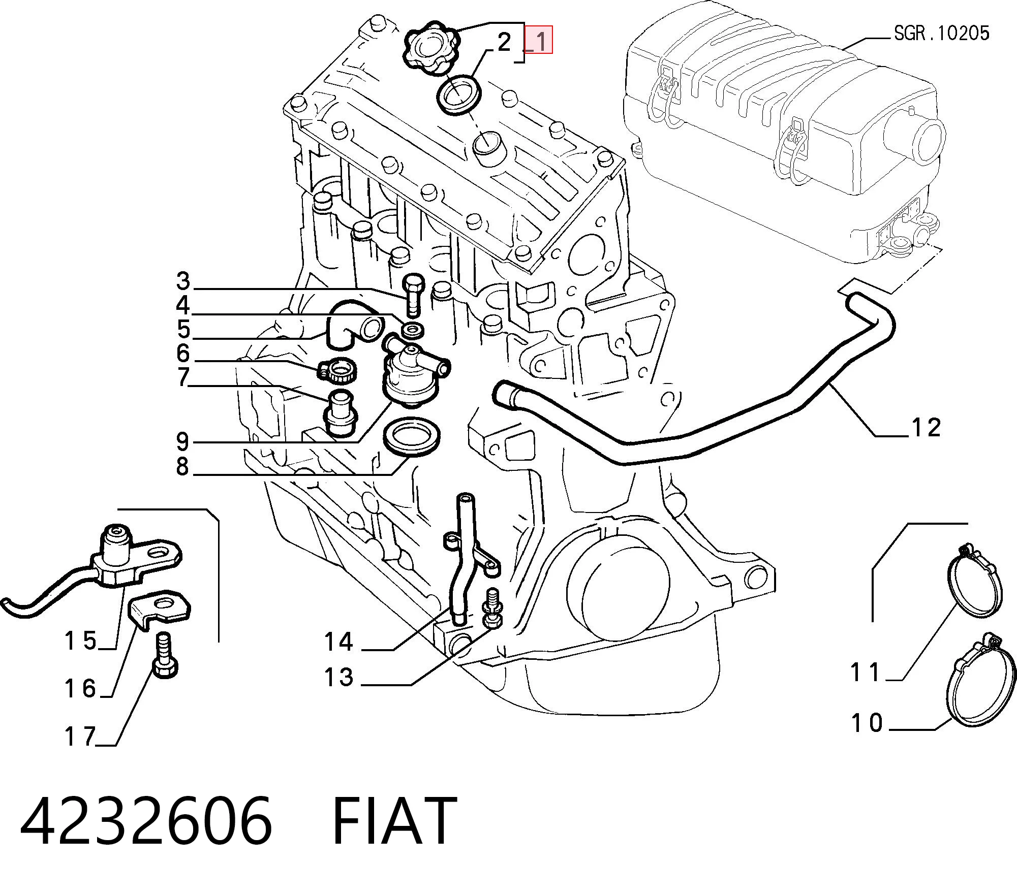 4232606 Fiat/Alfa/Lancia