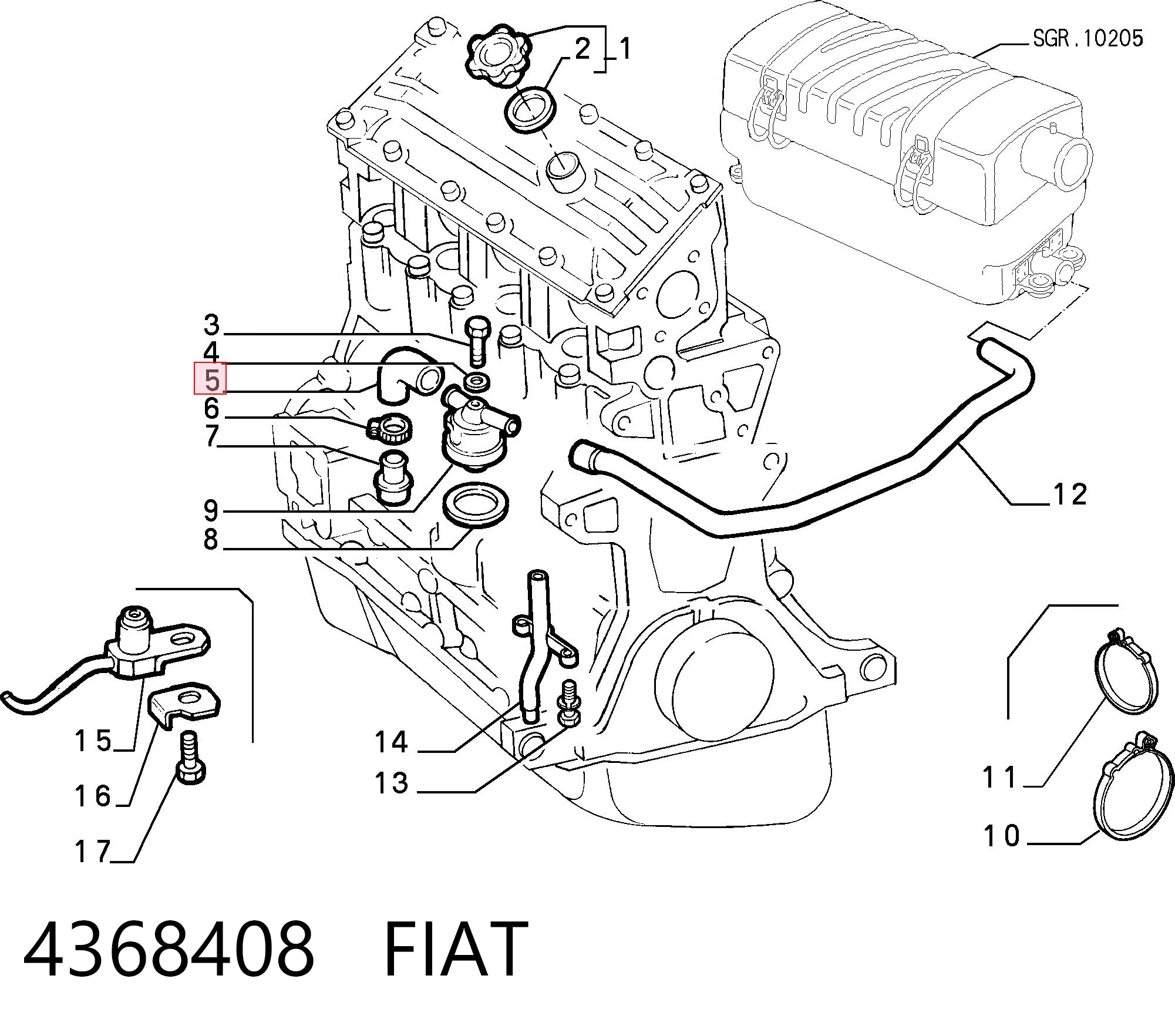 4368408 Fiat/Alfa/Lancia