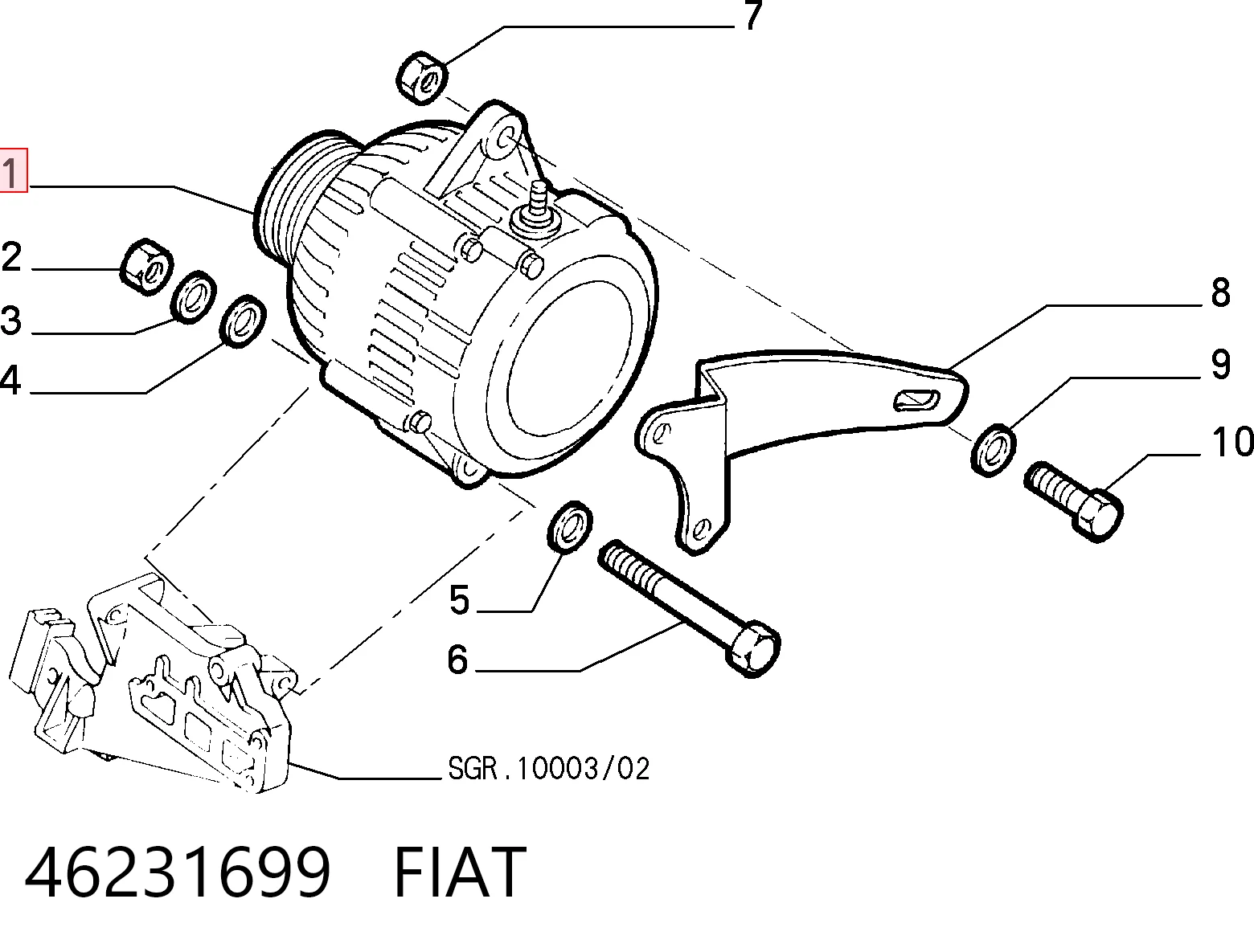 46231699 Fiat/Alfa/Lancia