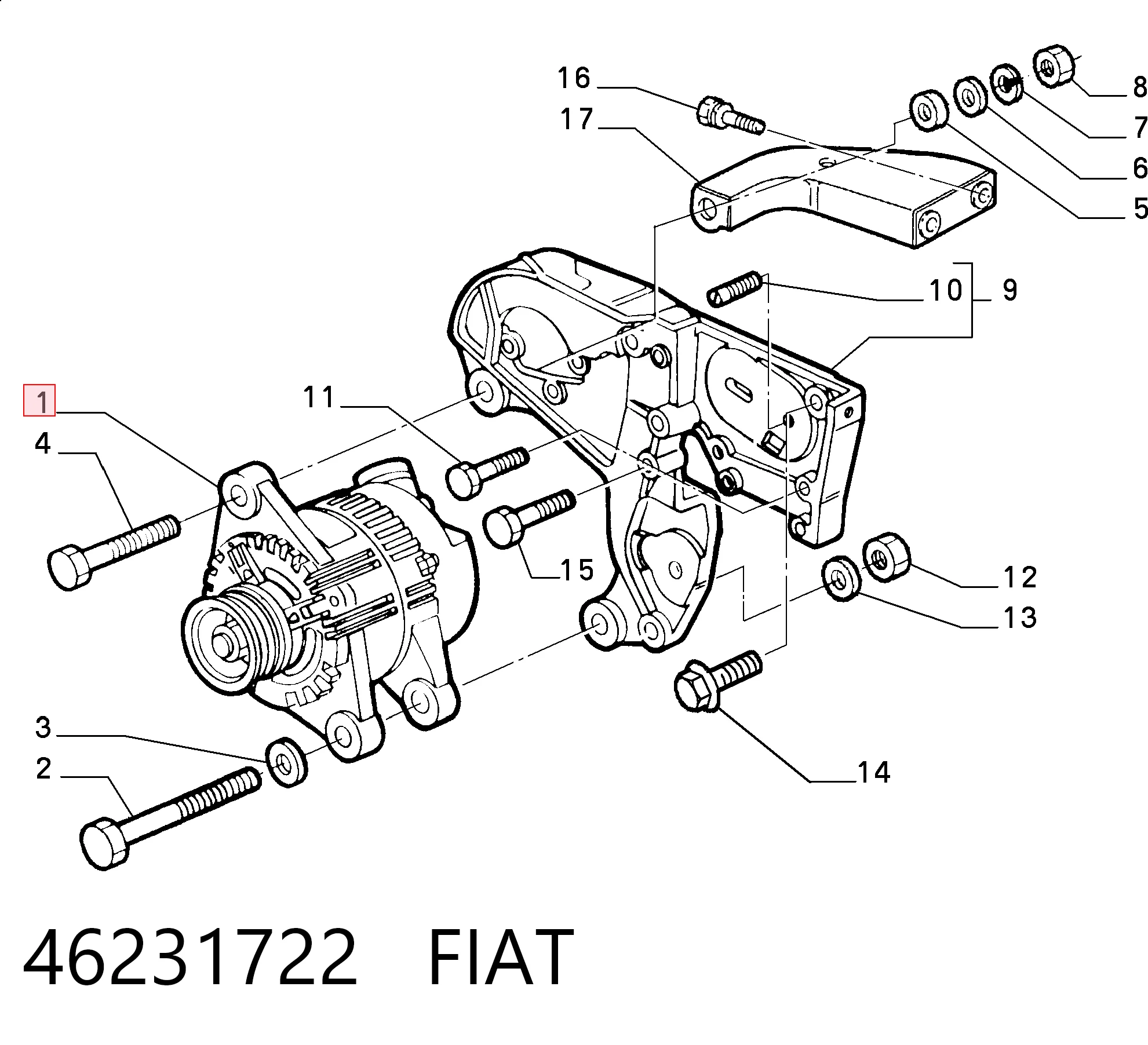 46231722 Fiat/Alfa/Lancia