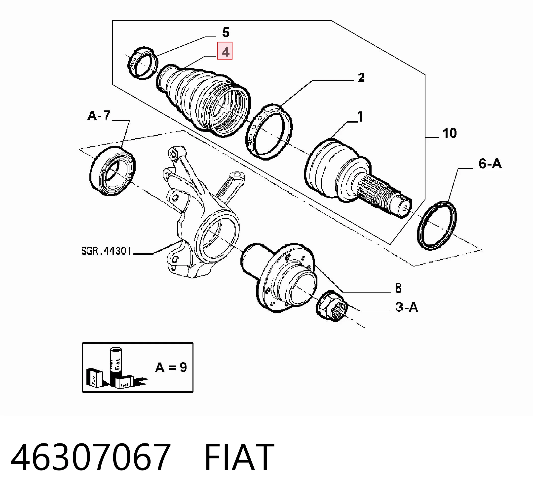46307067 Fiat/Alfa/Lancia