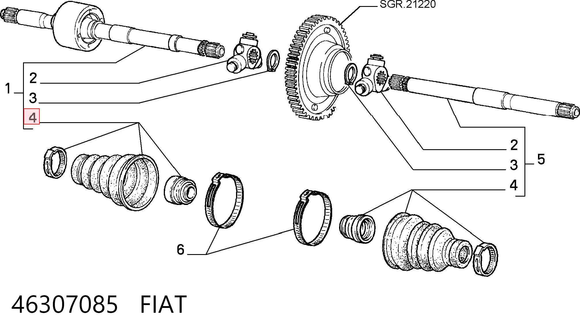 46307085 Fiat/Alfa/Lancia