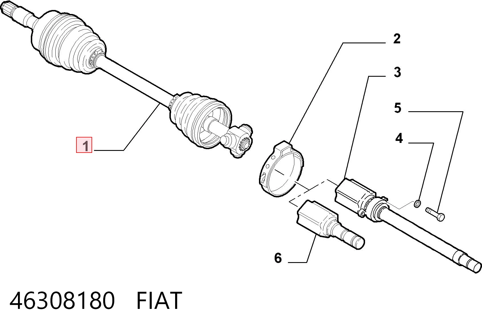 46308180 Fiat/Alfa/Lancia