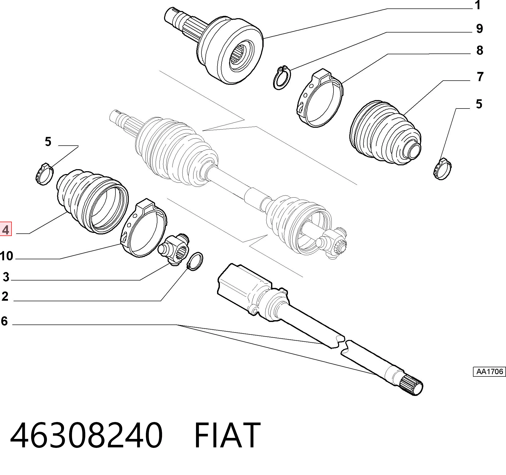 46308240 Fiat/Alfa/Lancia
