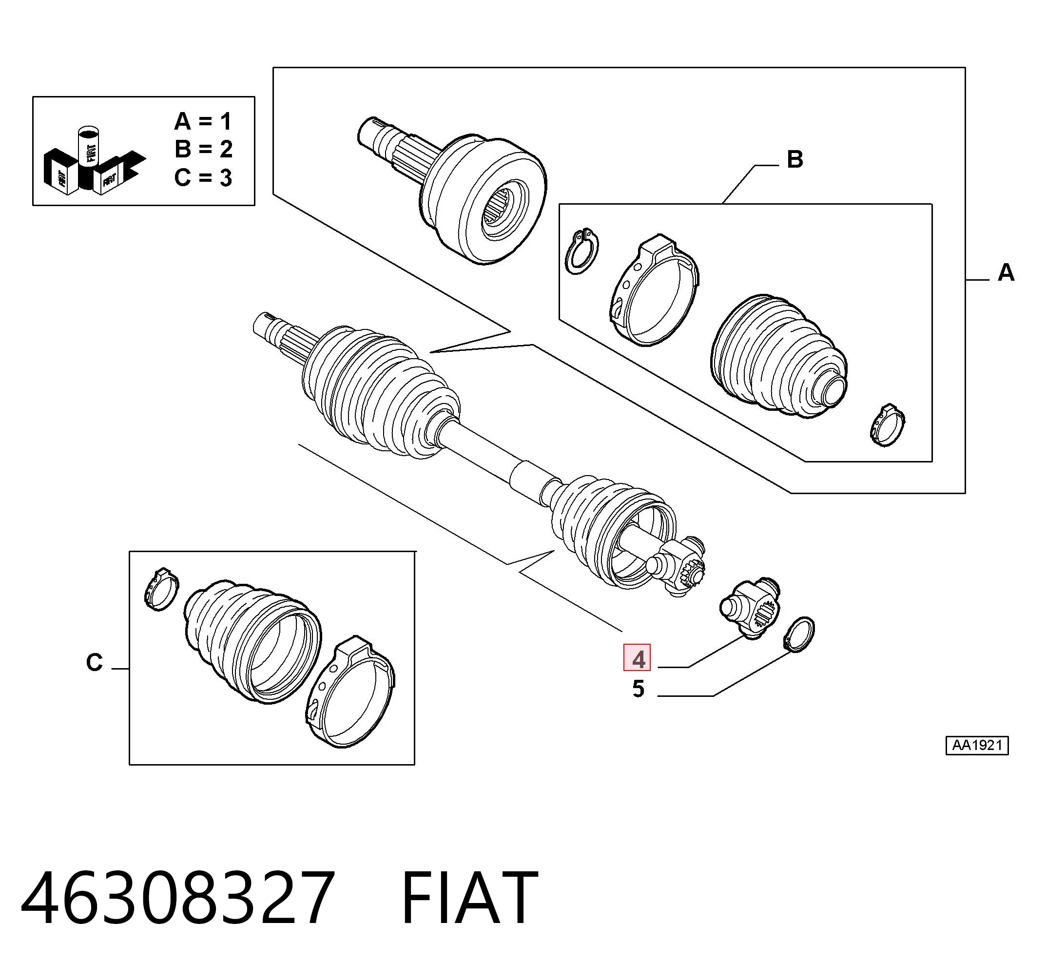 46308327 Fiat/Alfa/Lancia