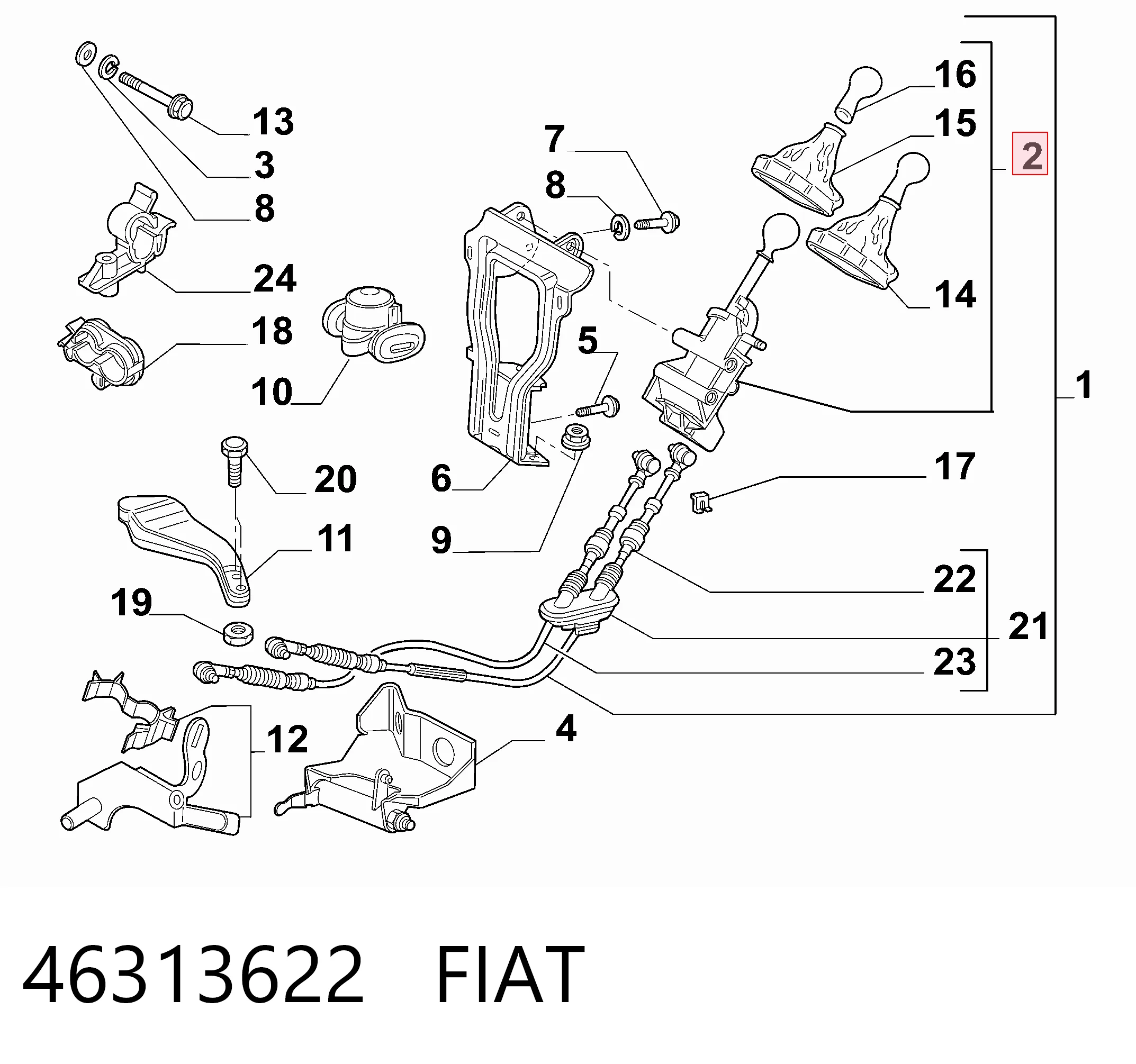 46313622 Fiat/Alfa/Lancia