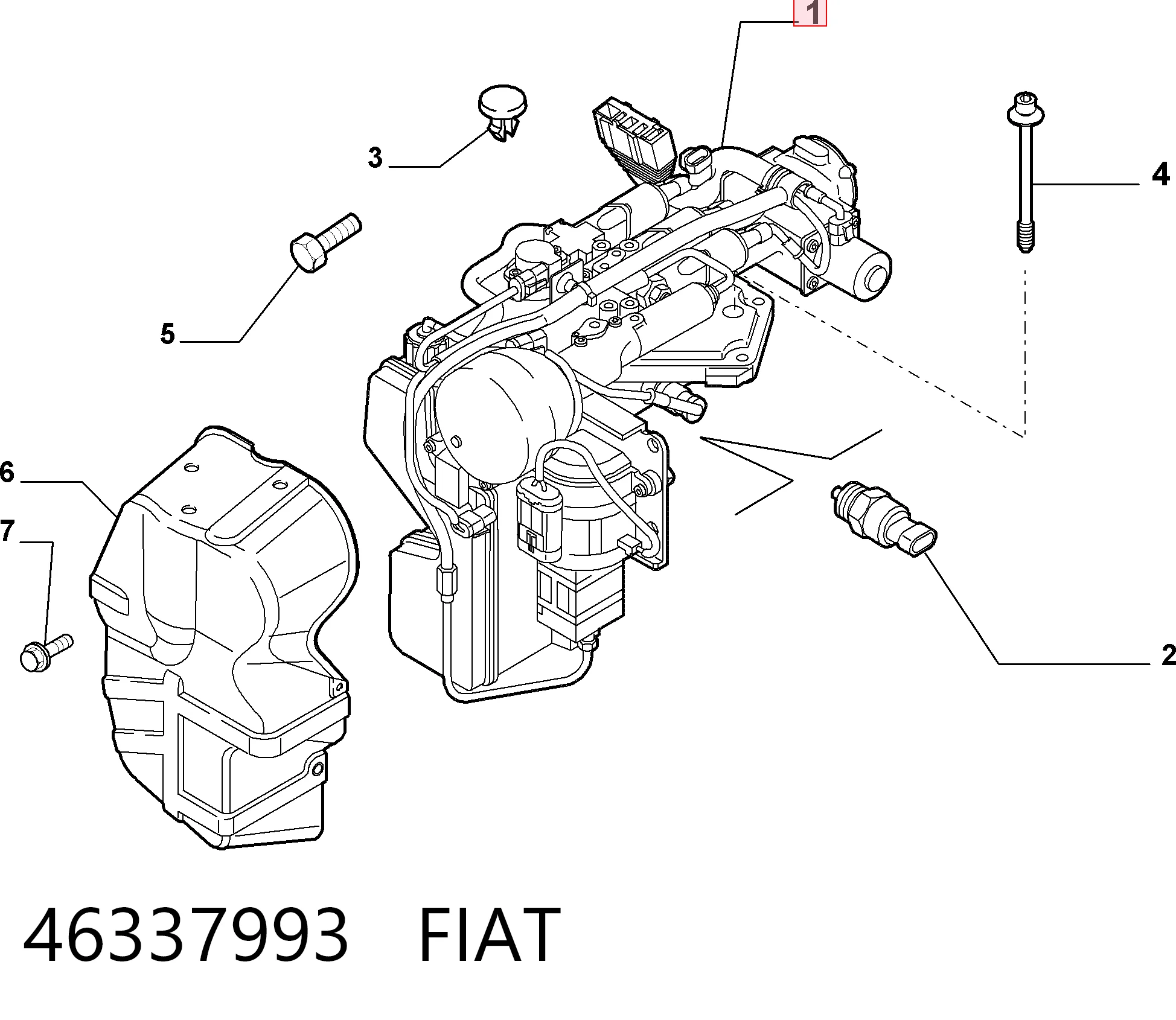 Kupić Aktuator zmiany biegów Fiat 500  312 w dobrej cenie